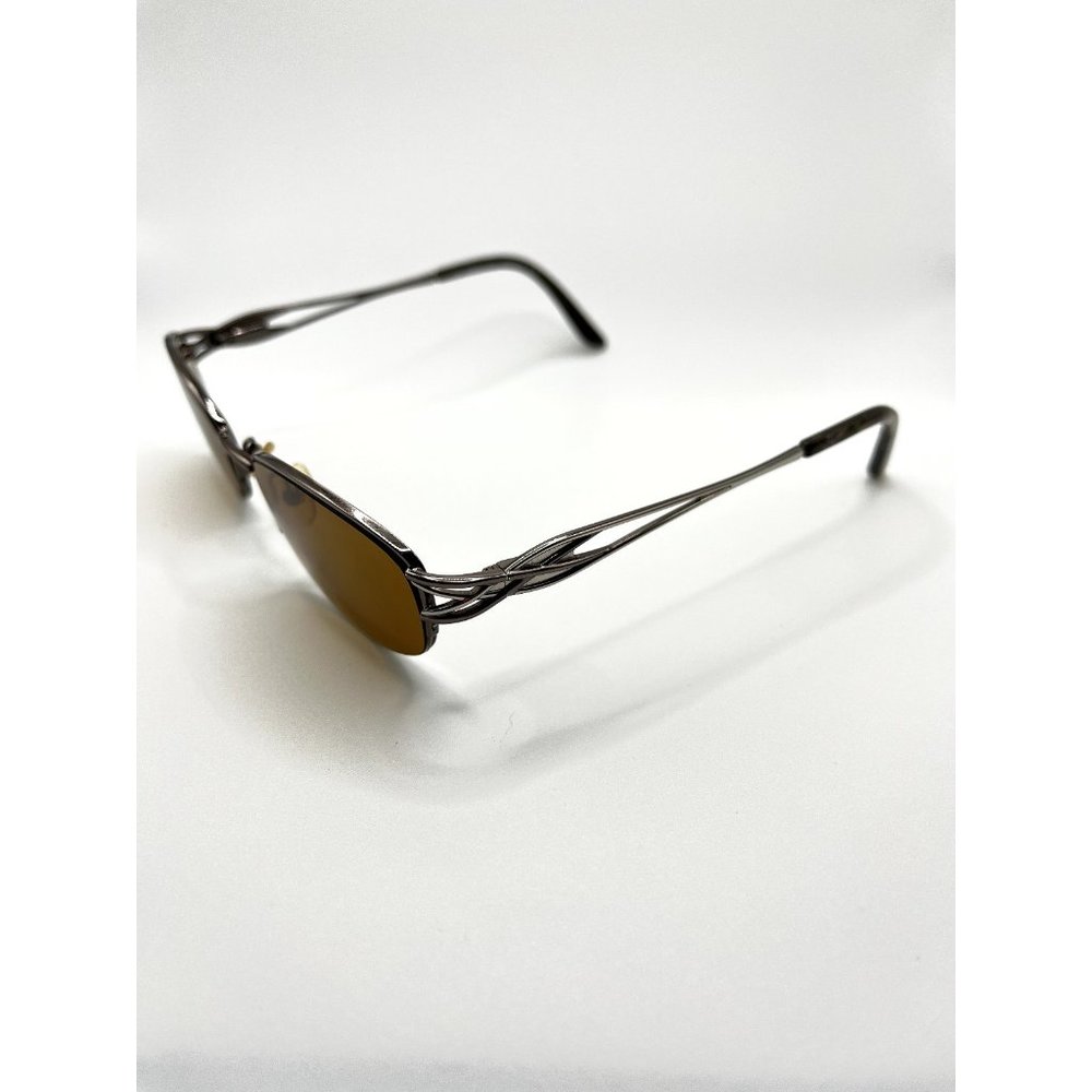 Saks Fifth Avenue Eyeglasses Halfrim Saks 246 OCVL 135 Dark Brown - Picture 3 of 5